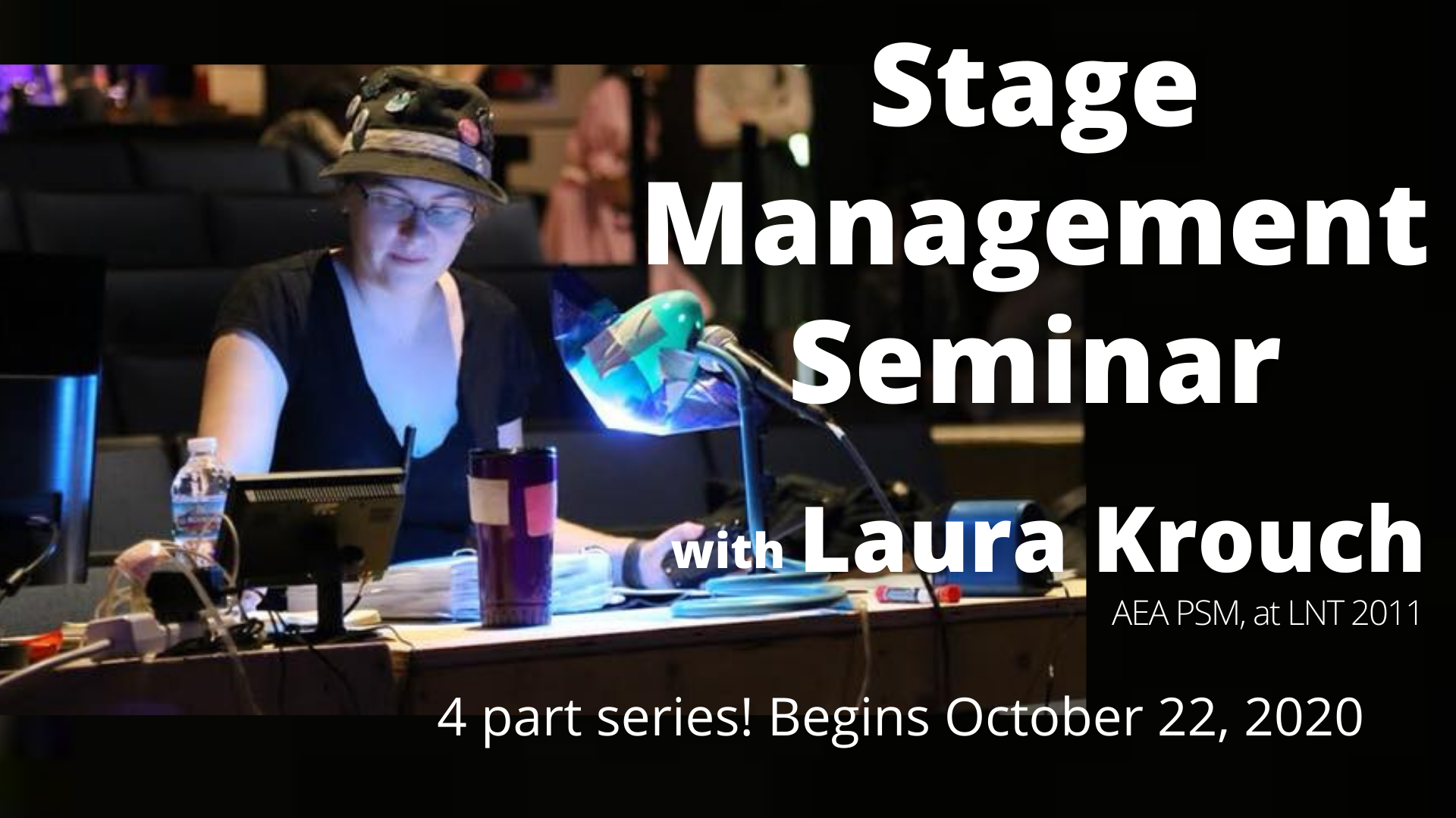 stage management seminar at Lost Nation Theater with Laura Krouch picture
